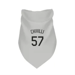 Colorado Rockies Angel Chivilli White Pet Bandana for Dog & Cat