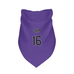 Colorado Rockies Blaine Crim Purple Pet Bandana for Dog & Cat