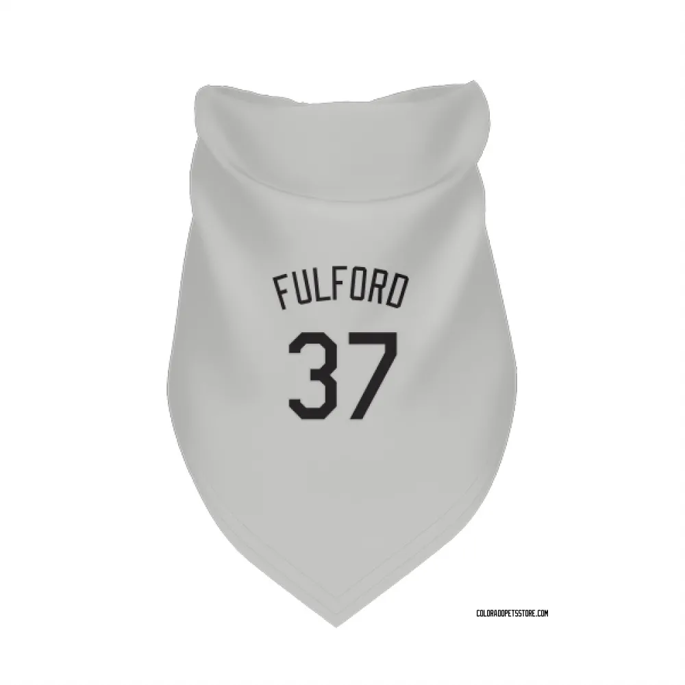 Colorado Rockies Braxton Fulford White Pet Bandana for Dog & Cat