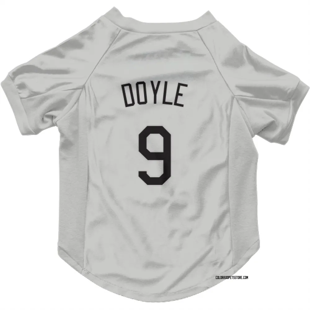 Colorado Rockies Brenton Doyle White Pet Jersey for Dog & Cat