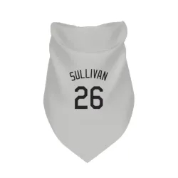 Colorado Rockies Brett Sullivan White Pet Bandana for Dog & Cat