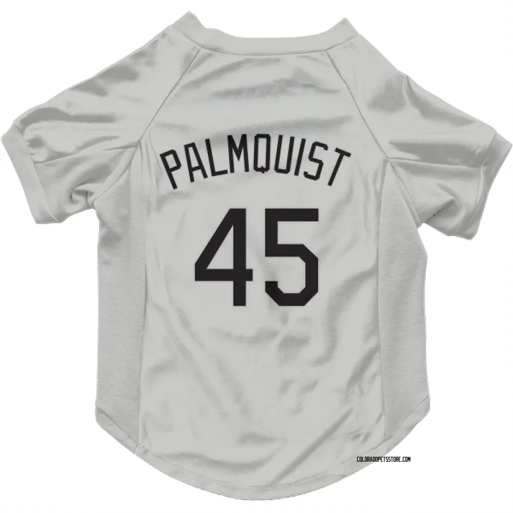 Colorado Rockies Carson Palmquist White Pet Jersey for Dog & Cat