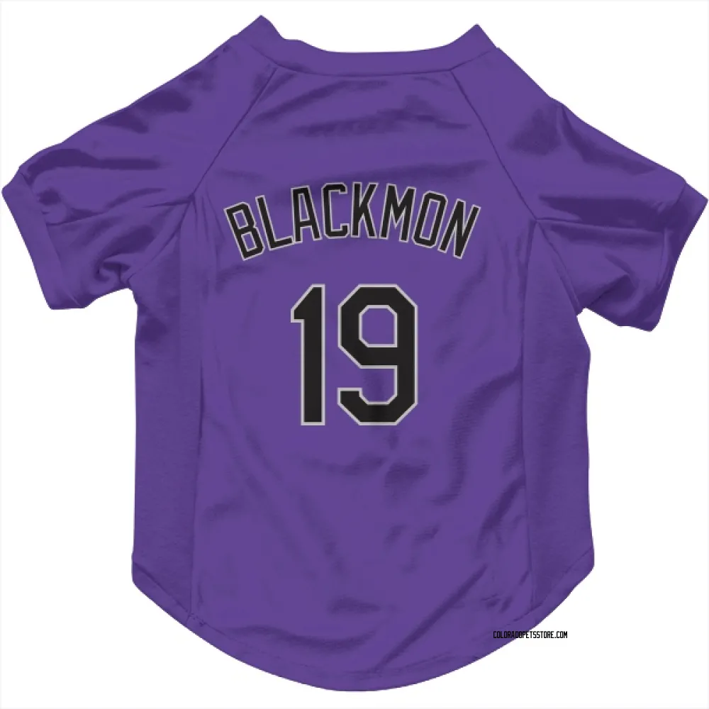 Colorado Rockies Charlie Blackmon Purple Pet Jersey for Dog & Cat