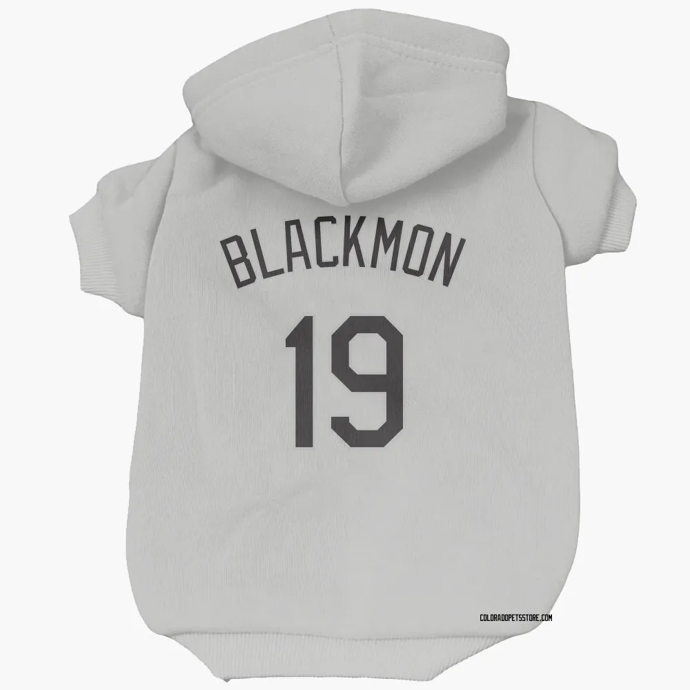 Colorado Rockies Charlie Blackmon White Pet Hoodie for Dog & Cat