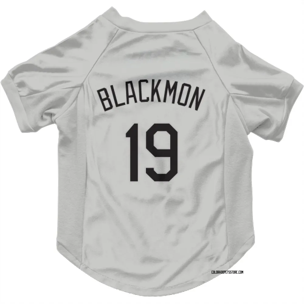 Colorado Rockies Charlie Blackmon White Pet Jersey for Dog & Cat