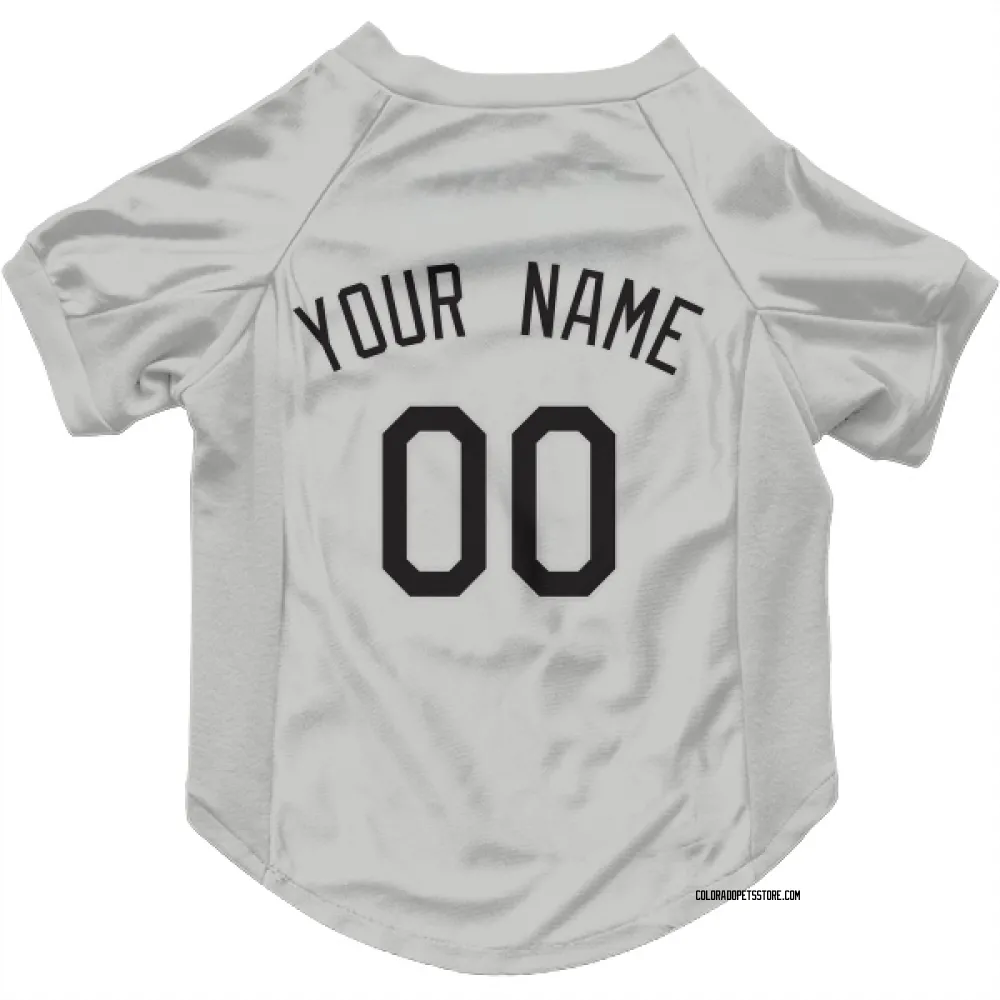 Colorado Rockies Custom White Pet Jersey for Dog & Cat