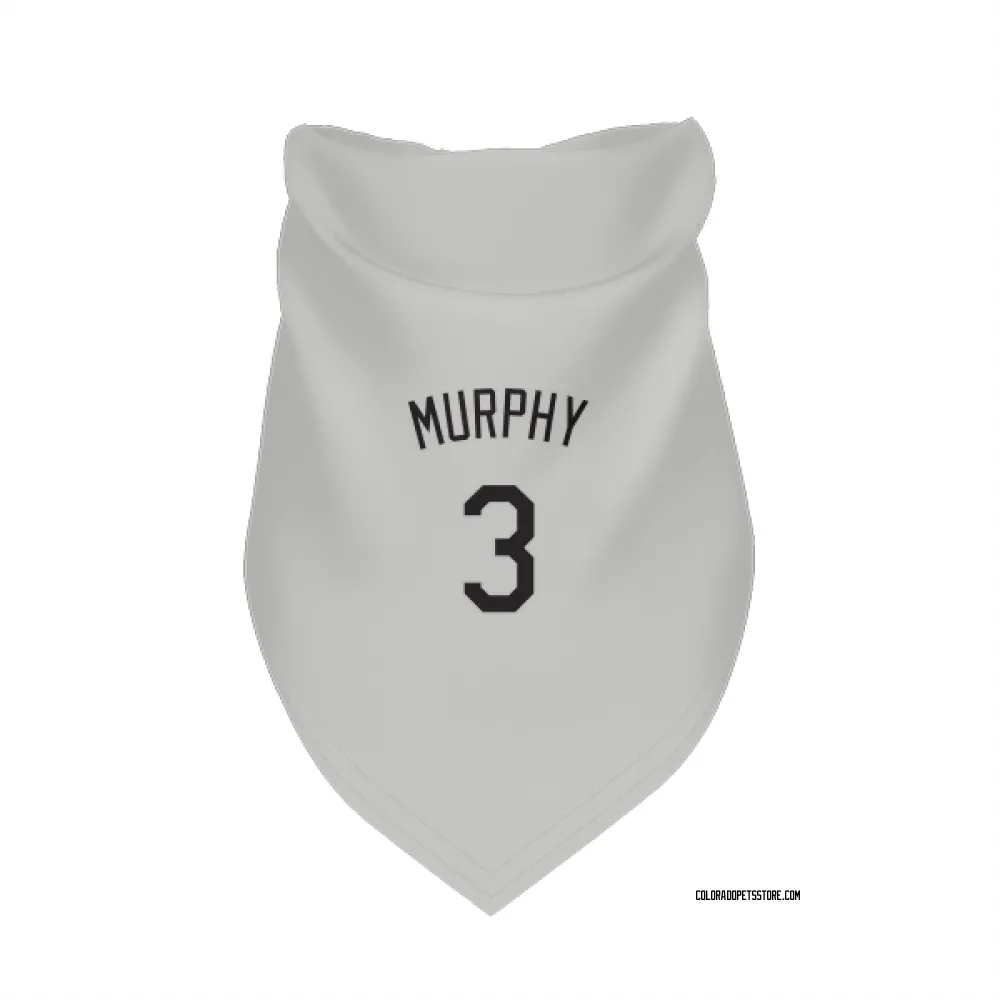 Colorado Rockies Dale Murphy White Pet Bandana for Dog & Cat