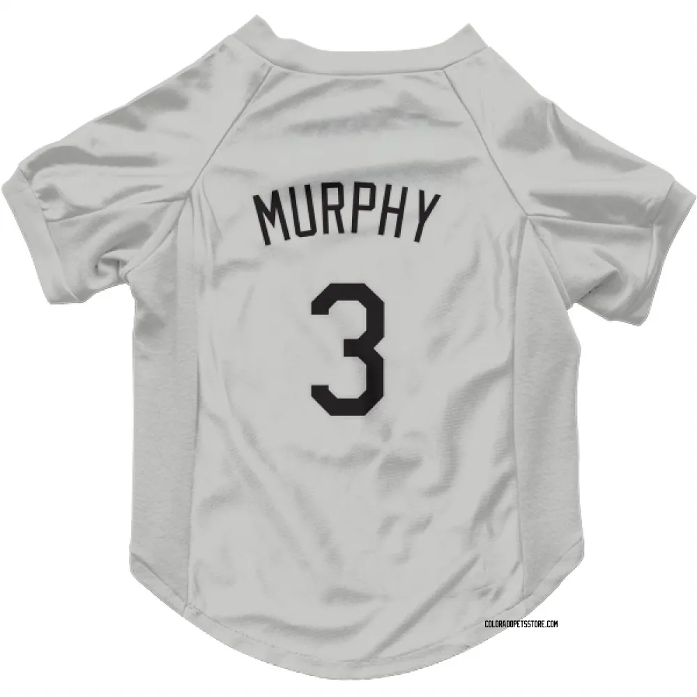 Colorado Rockies Dale Murphy White Pet Jersey for Dog & Cat