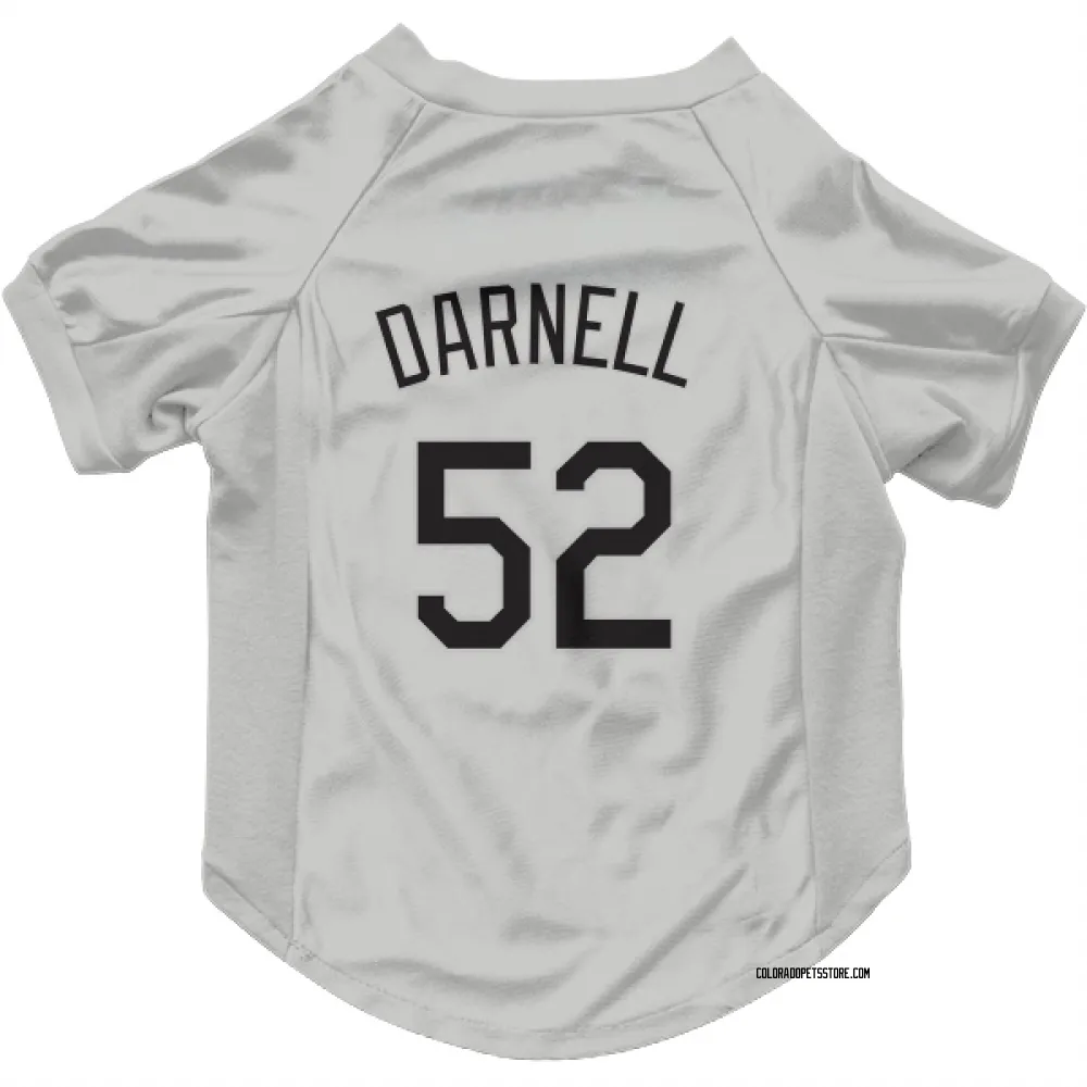 Colorado Rockies Dugan Darnell White Pet Jersey for Dog & Cat