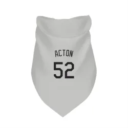 Colorado Rockies Garrett Acton White Pet Bandana for Dog & Cat