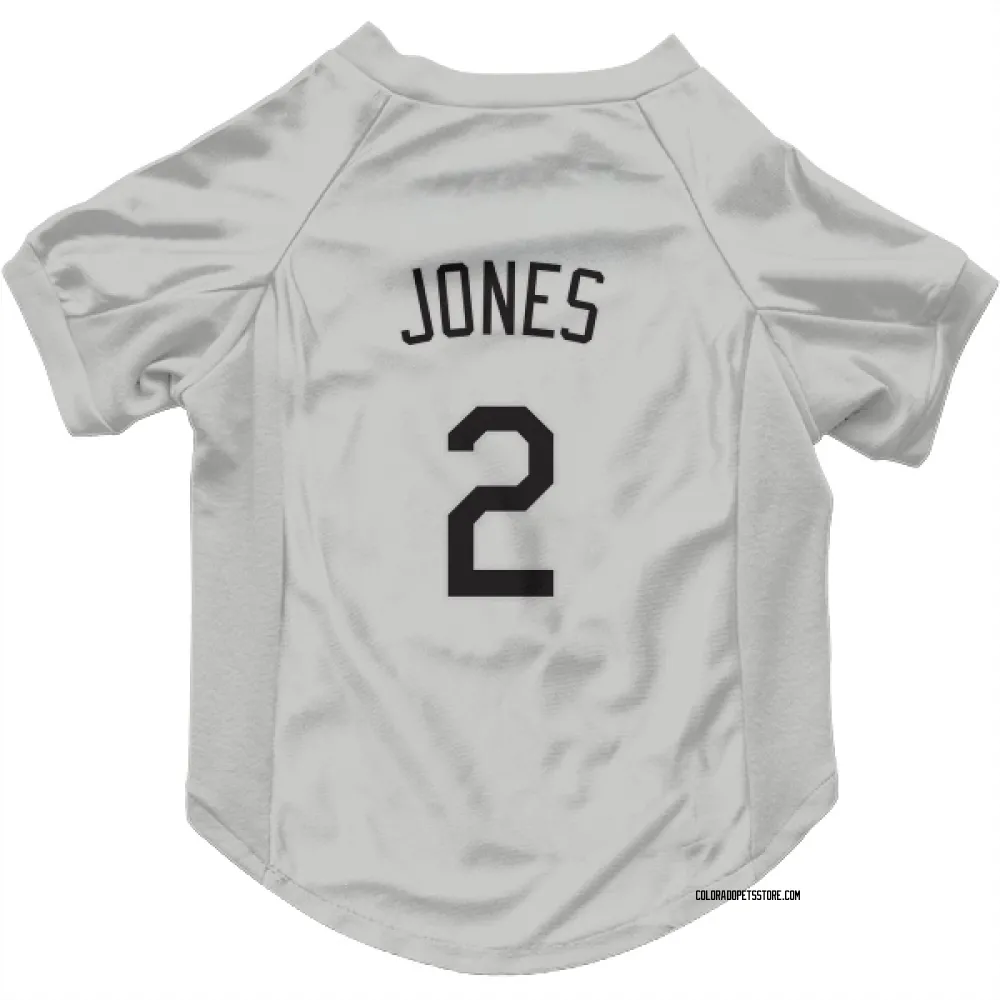 Colorado Rockies Greg Jones White Pet Jersey for Dog & Cat