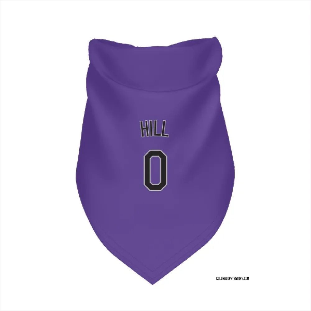 Colorado Rockies Jaden Hill Purple Pet Bandana for Dog & Cat