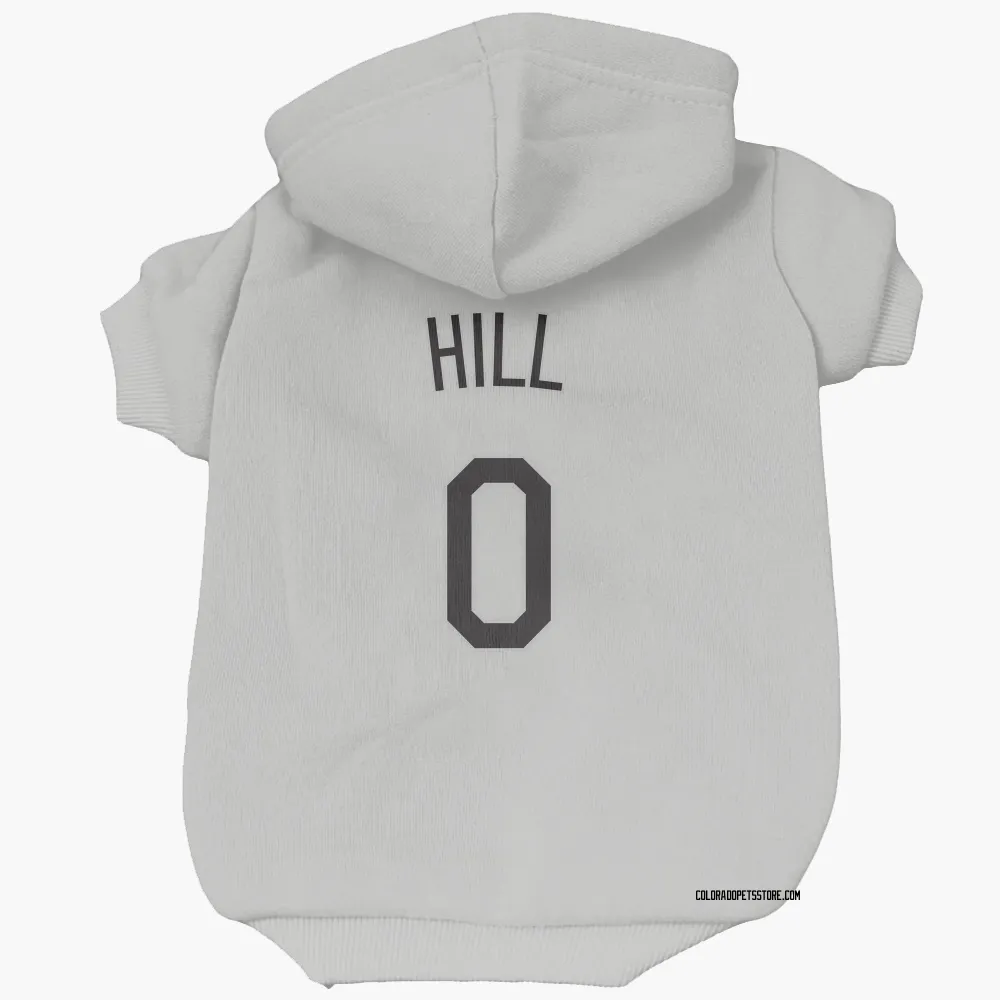 Colorado Rockies Jaden Hill White Pet Hoodie for Dog & Cat