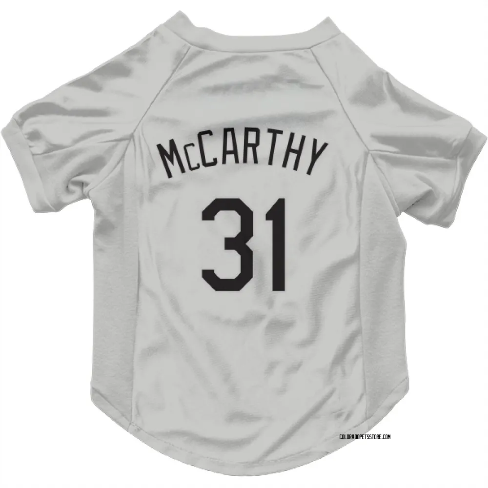 Colorado Rockies Jake McCarthy White Pet Jersey for Dog & Cat