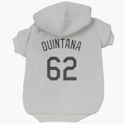 Colorado Rockies Jose Quintana White Pet Hoodie for Dog & Cat