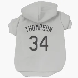Colorado Rockies Keegan Thompson White Pet Hoodie for Dog & Cat