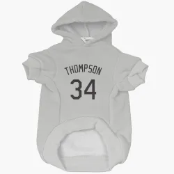 Colorado Rockies Keegan Thompson White Pet Hoodie for Dog & Cat