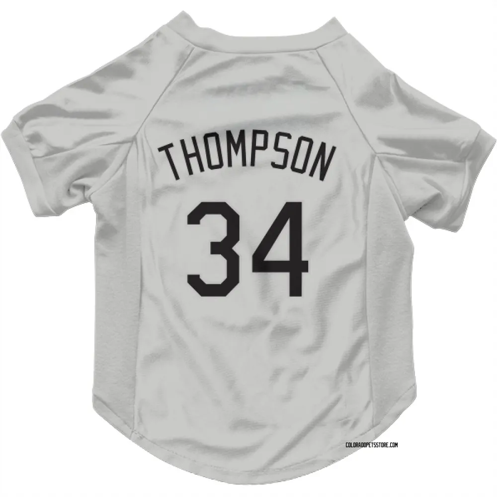 Colorado Rockies Keegan Thompson White Pet Jersey for Dog & Cat