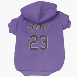 Colorado Rockies Kris Bryant Purple Pet Hoodie for Dog & Cat