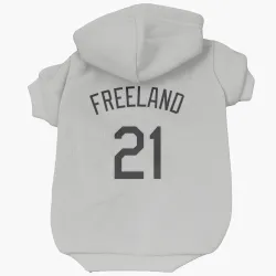 Colorado Rockies Kyle Freeland White Pet Hoodie for Dog & Cat