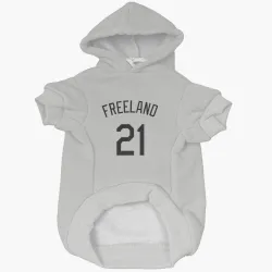 Colorado Rockies Kyle Freeland White Pet Hoodie for Dog & Cat