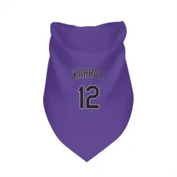 Colorado Rockies Kyle Karros Purple Pet Bandana for Dog & Cat