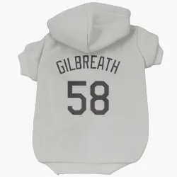 Colorado Rockies Lucas Gilbreath White Pet Hoodie for Dog & Cat