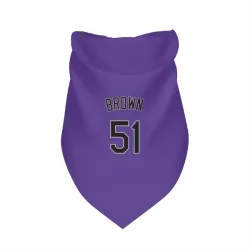 Colorado Rockies McCade Brown Purple Pet Bandana for Dog & Cat