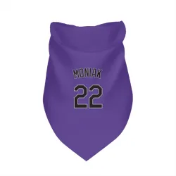 Colorado Rockies Mickey Moniak Purple Pet Bandana for Dog & Cat