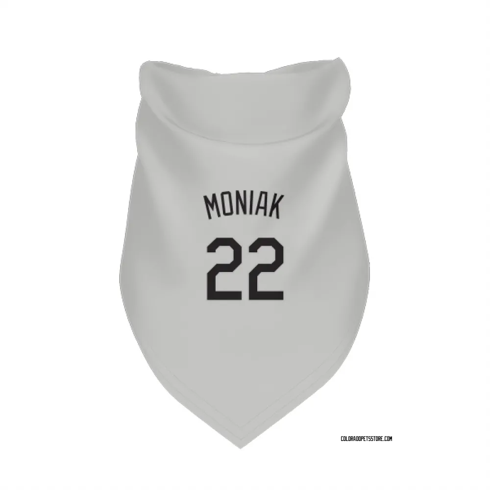 Colorado Rockies Mickey Moniak White Pet Bandana for Dog & Cat