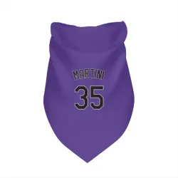 Colorado Rockies Nick Martini Purple Pet Bandana for Dog & Cat