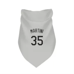 Colorado Rockies Nick Martini White Pet Bandana for Dog & Cat
