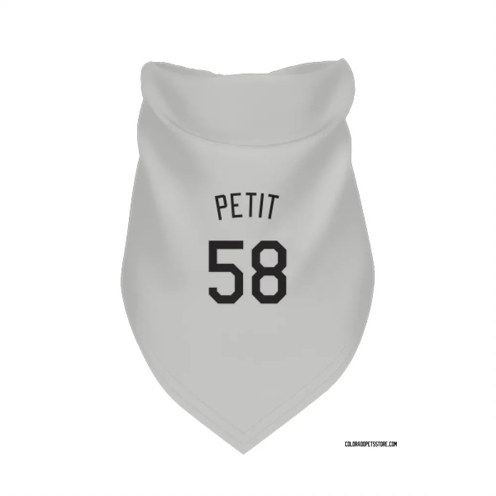 Colorado Rockies RJ Petit White Pet Bandana for Dog & Cat