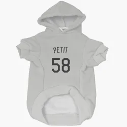 Colorado Rockies RJ Petit White Pet Hoodie for Dog & Cat
