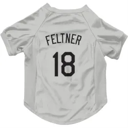 Colorado Rockies Ryan Feltner White Pet Jersey for Dog & Cat