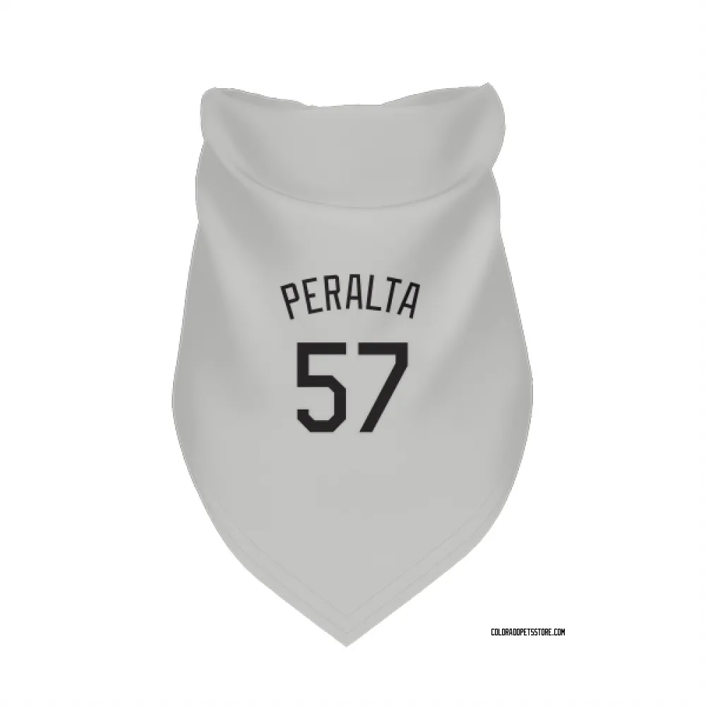 Colorado Rockies Sammy Peralta White Pet Bandana for Dog & Cat