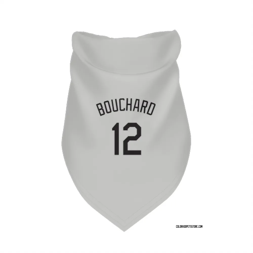 Colorado Rockies Sean Bouchard White Pet Bandana for Dog & Cat