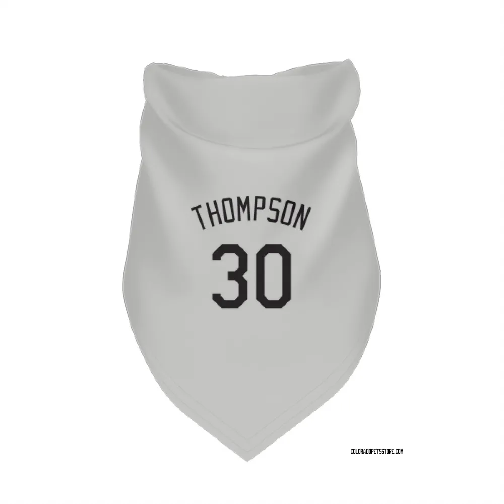 Colorado Rockies Sterlin Thompson White Pet Bandana for Dog & Cat