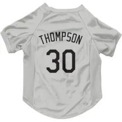 Colorado Rockies Sterlin Thompson White Pet Jersey for Dog & Cat