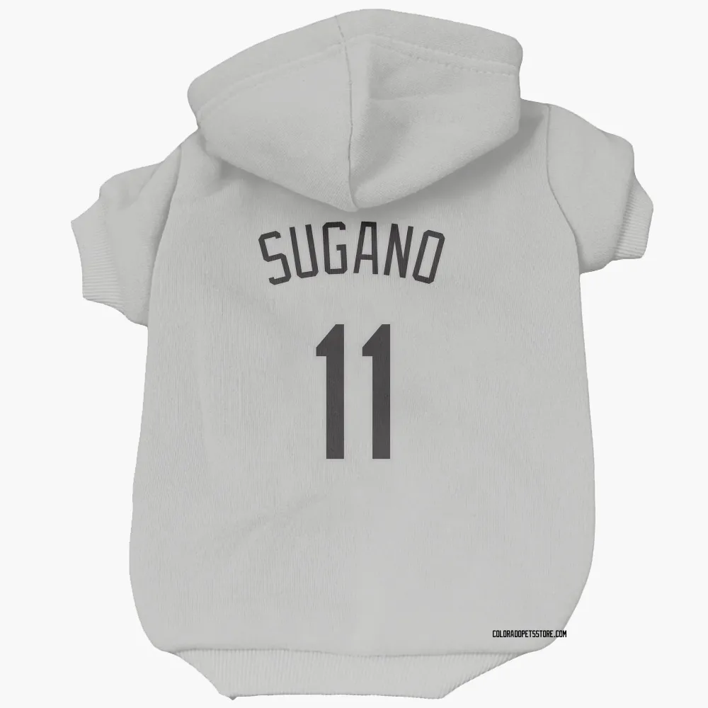 Colorado Rockies Tomoyuki Sugano White Pet Hoodie for Dog & Cat