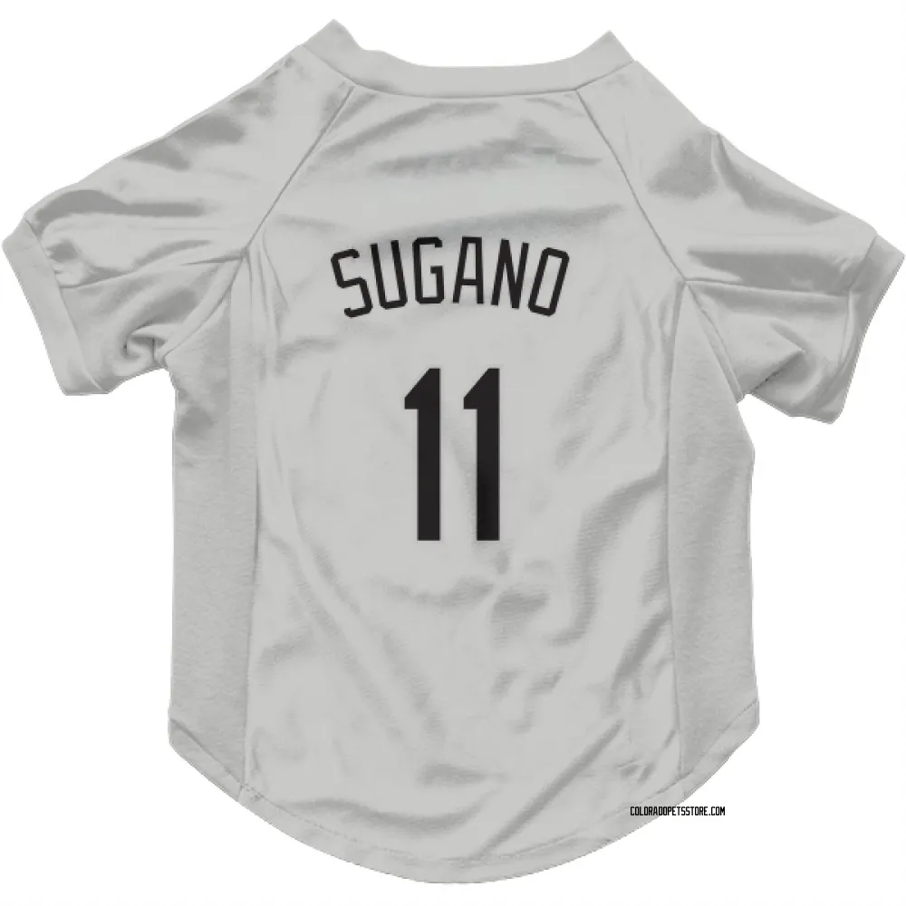 Colorado Rockies Tomoyuki Sugano White Pet Jersey for Dog & Cat