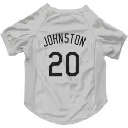 Colorado Rockies Troy Johnston White Pet Jersey for Dog & Cat