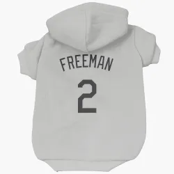 Colorado Rockies Tyler Freeman White Pet Hoodie for Dog & Cat