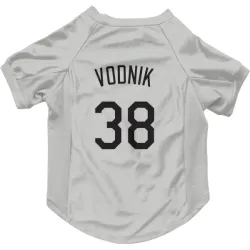 Colorado Rockies Victor Vodnik White Pet Jersey for Dog & Cat