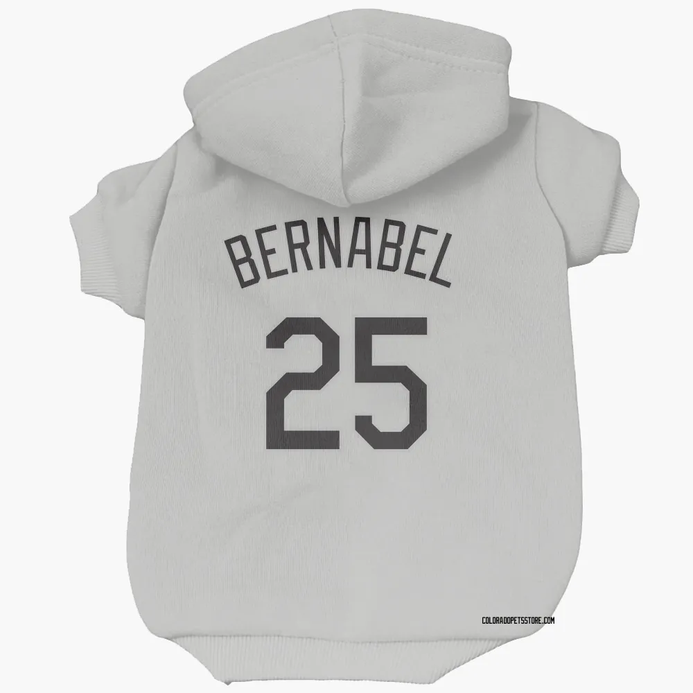 Colorado Rockies Warming Bernabel White Pet Hoodie for Dog & Cat