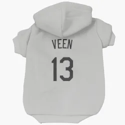 Colorado Rockies Zac Veen White Pet Hoodie for Dog & Cat